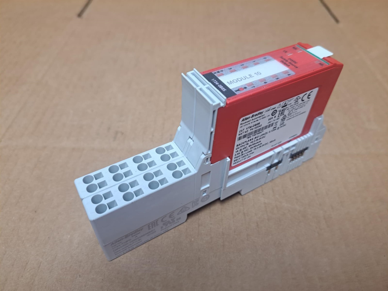 Allen Bradley Safety Output Module Cat. No. 1734-OB8S