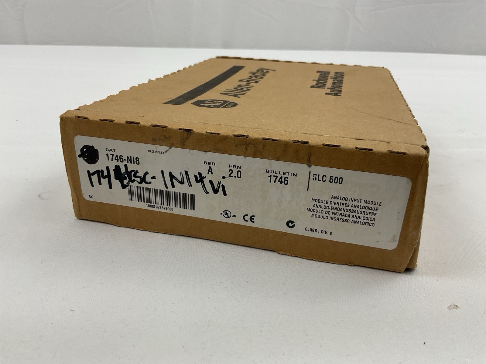 Spectrum Controls SLC 500 1746sc-INI4vi 4CH Analog Input Module 9060003-02