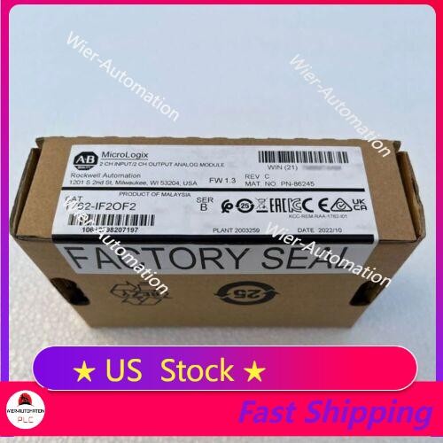 Allen-Bradley 1762-IF2OF2 MicroLogix 1200 I/O Module New Sealed AB 1762IF2OF2