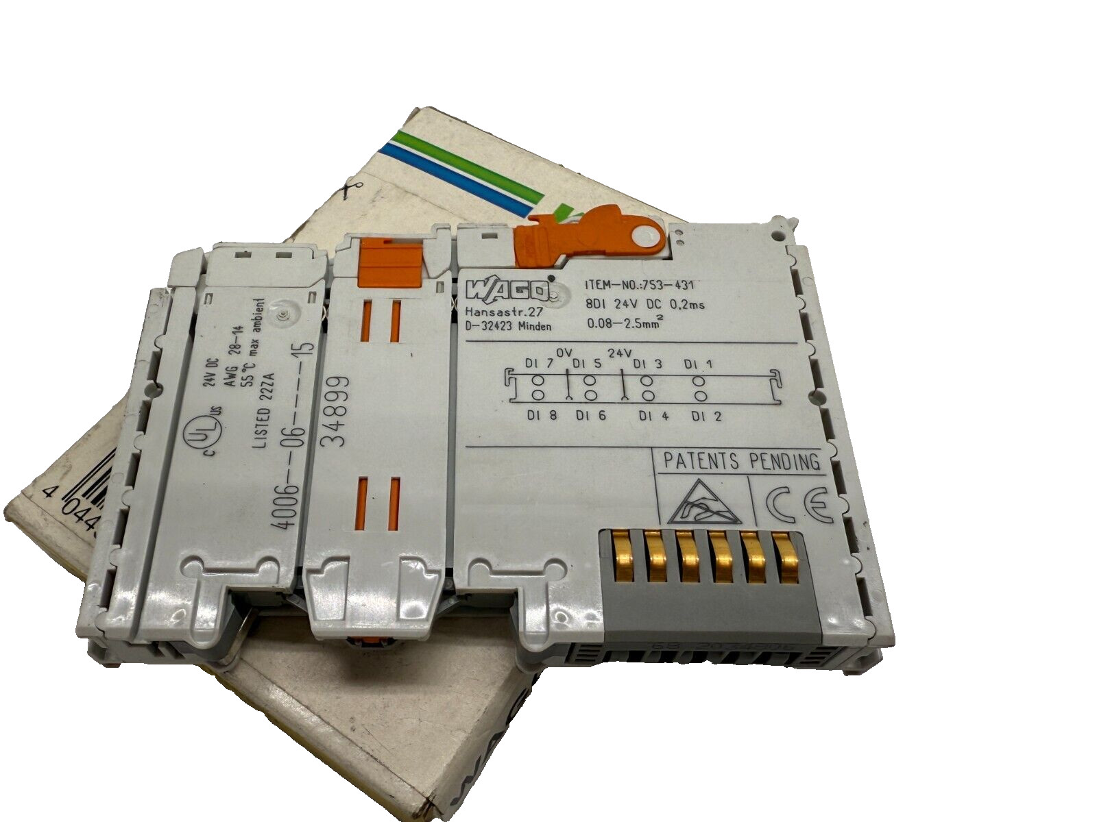 Wago 753-431 8 Channel Digital Input Module 0-24V – NMP
