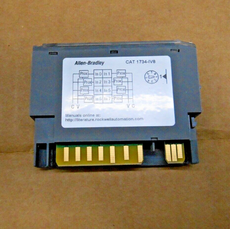 NIB ALLEN BRADLEY 1734-IV8 DIGITAL INPUT MODULE 8 POINTS 24VDC SER C