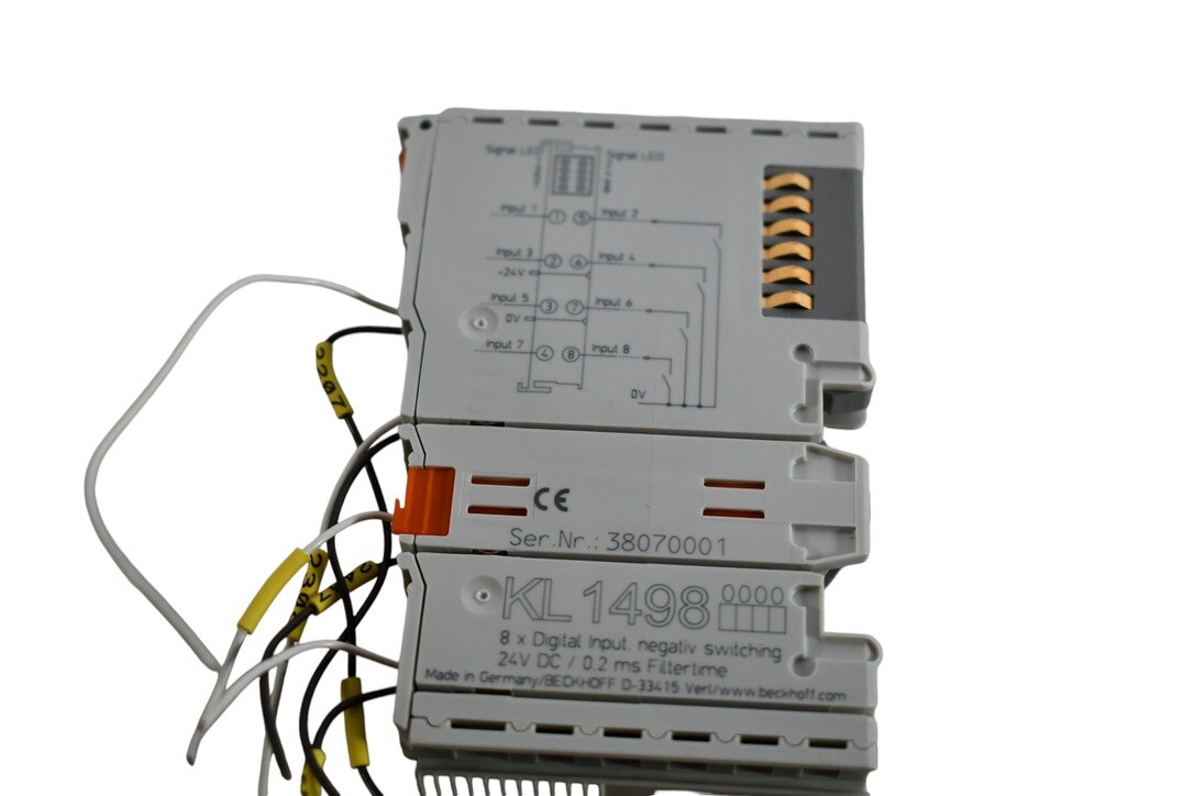 Beckhoff KL1498 | Bus Terminal, 8-channel digital input, 24 V DC, 0.2 ms, ground