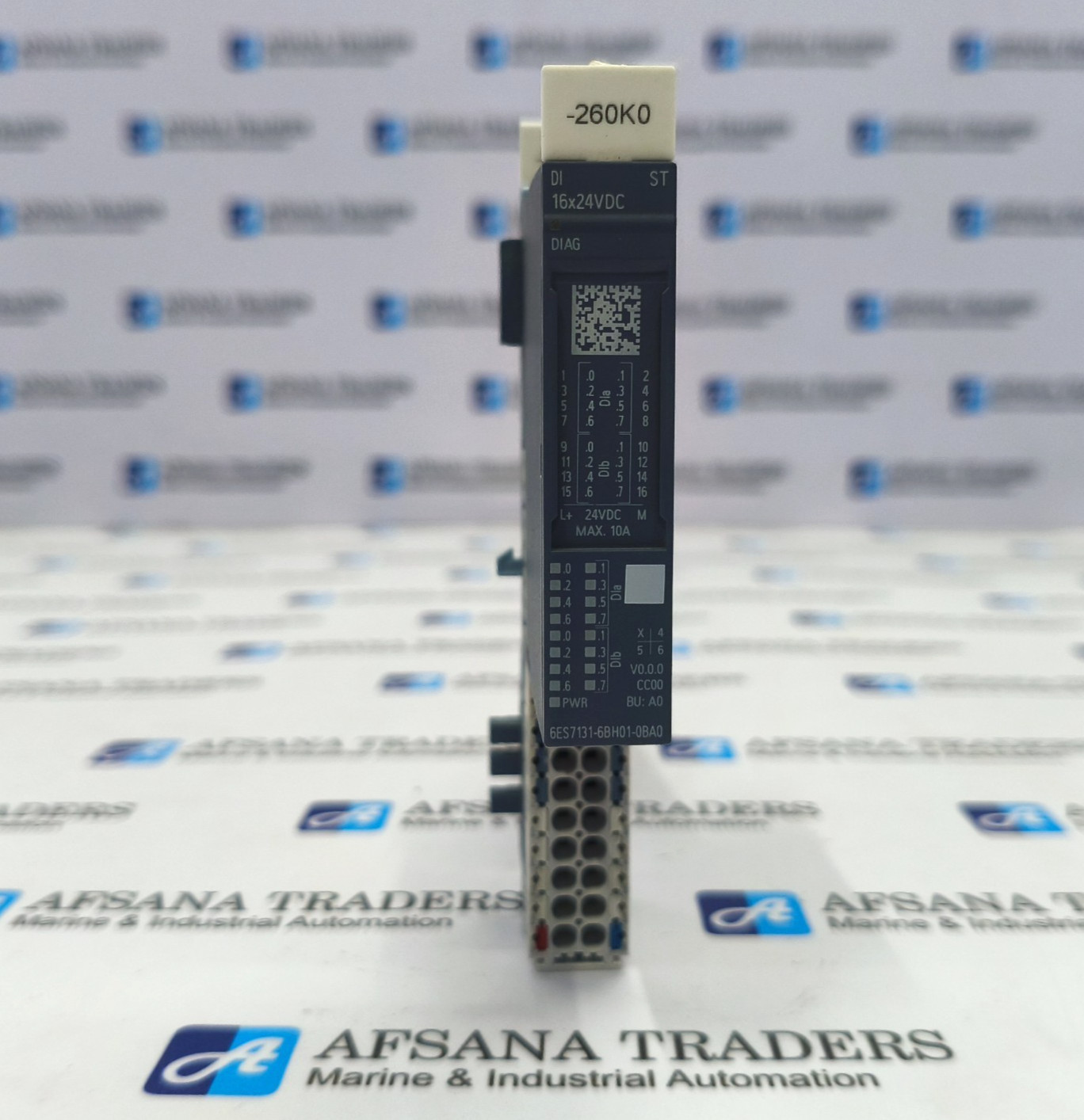 SIEMENS 1P 6ES7 131-6BH01-0BA0 DIGITAL INPUT MODULE 6ES7 193-68P00-0DA0 24VDC MA