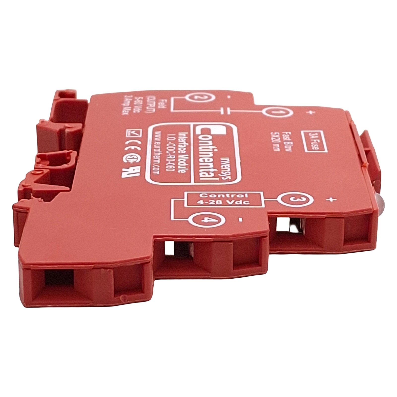 Continental I.O.-ODC-R0-060 Interface Module, 4-28VDC Control, 5-60VDC Output