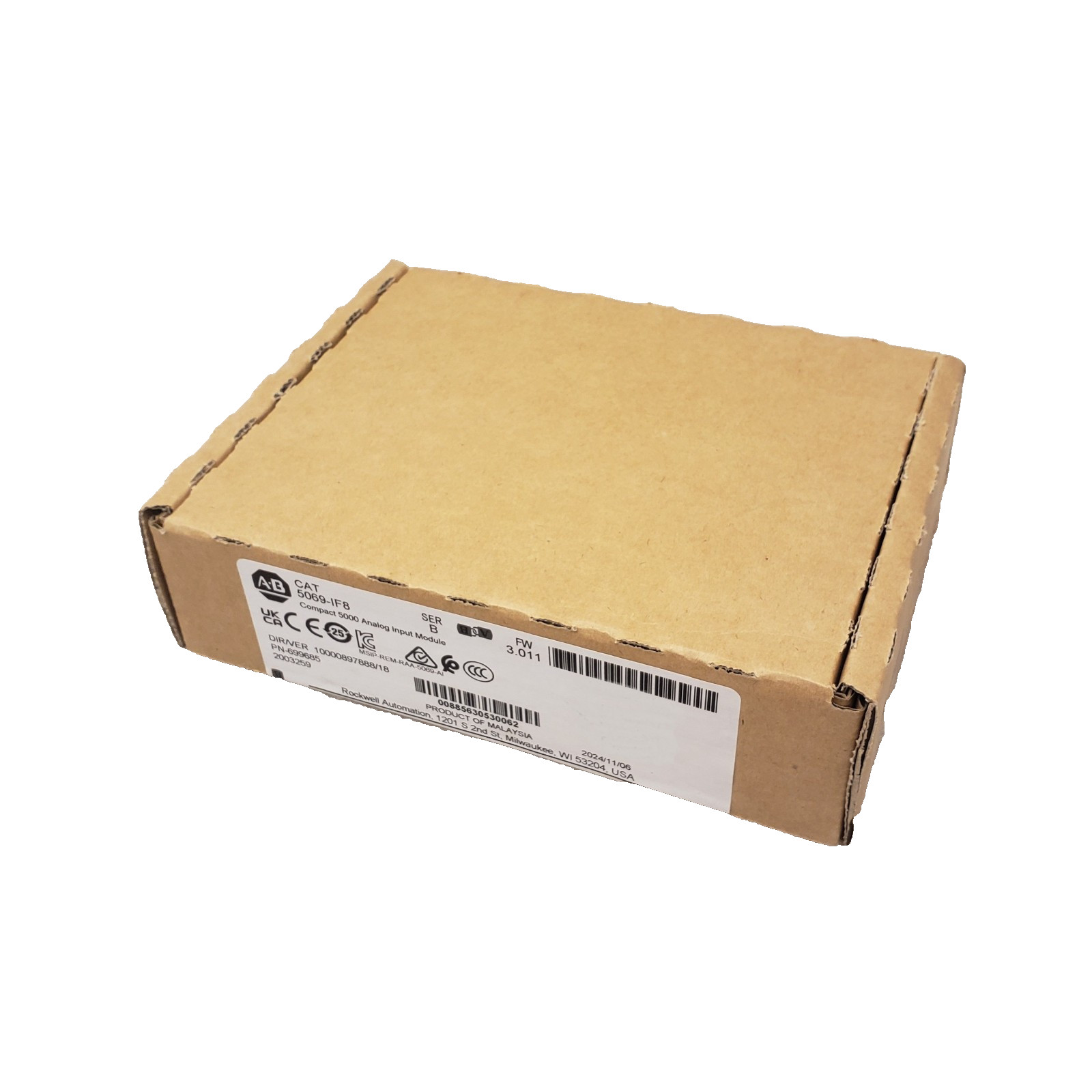 Allen-Bradley 5069-IF8 Compact 5069 8-Channel Analog Input Module FACTORY SEALED