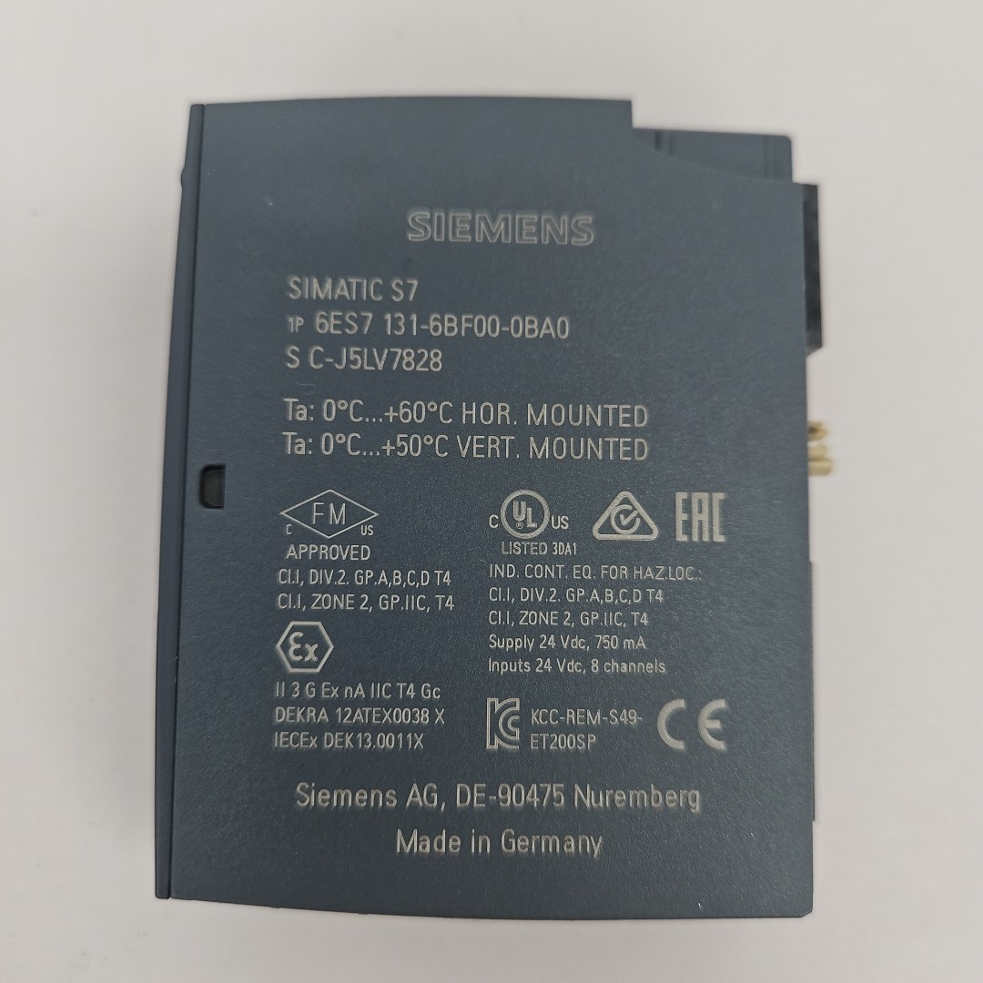 Siemens 6ES7 131-6BF00-0BA0 Digital Input Module Input Output Module Card Unit