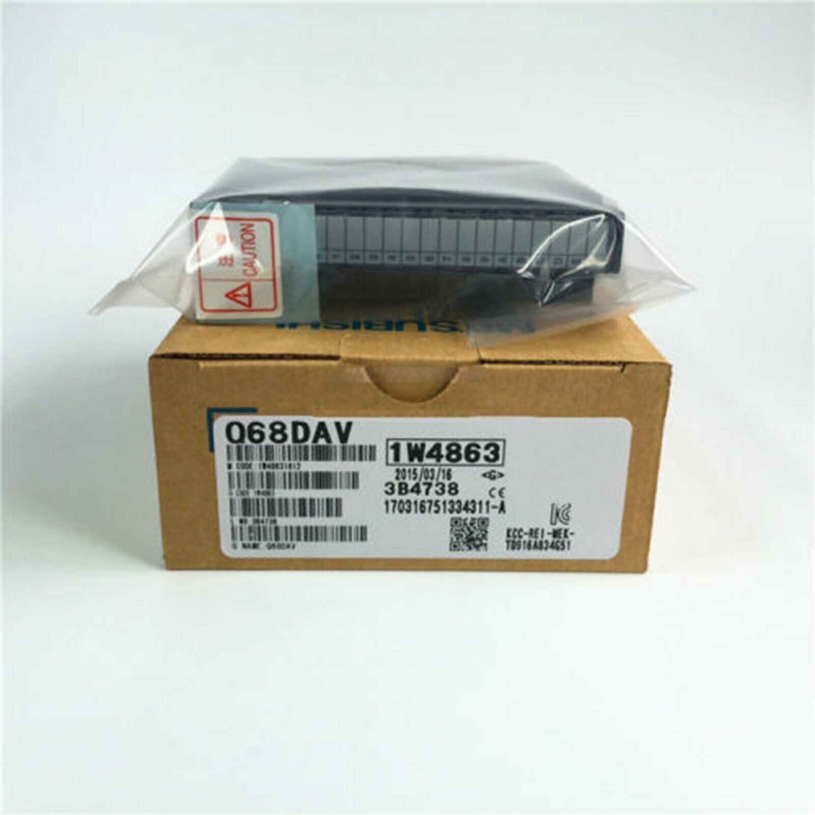 Mitsubishi New in Box Q68DAV 8-Channel Digital-Analog Converter Output Module#XR