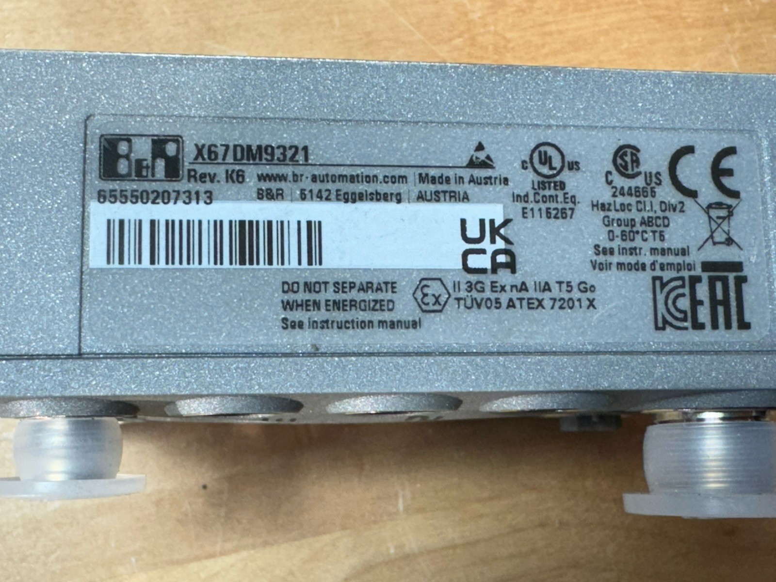 B&R Industrial X67 System Automation X67DM9321 I/O Module