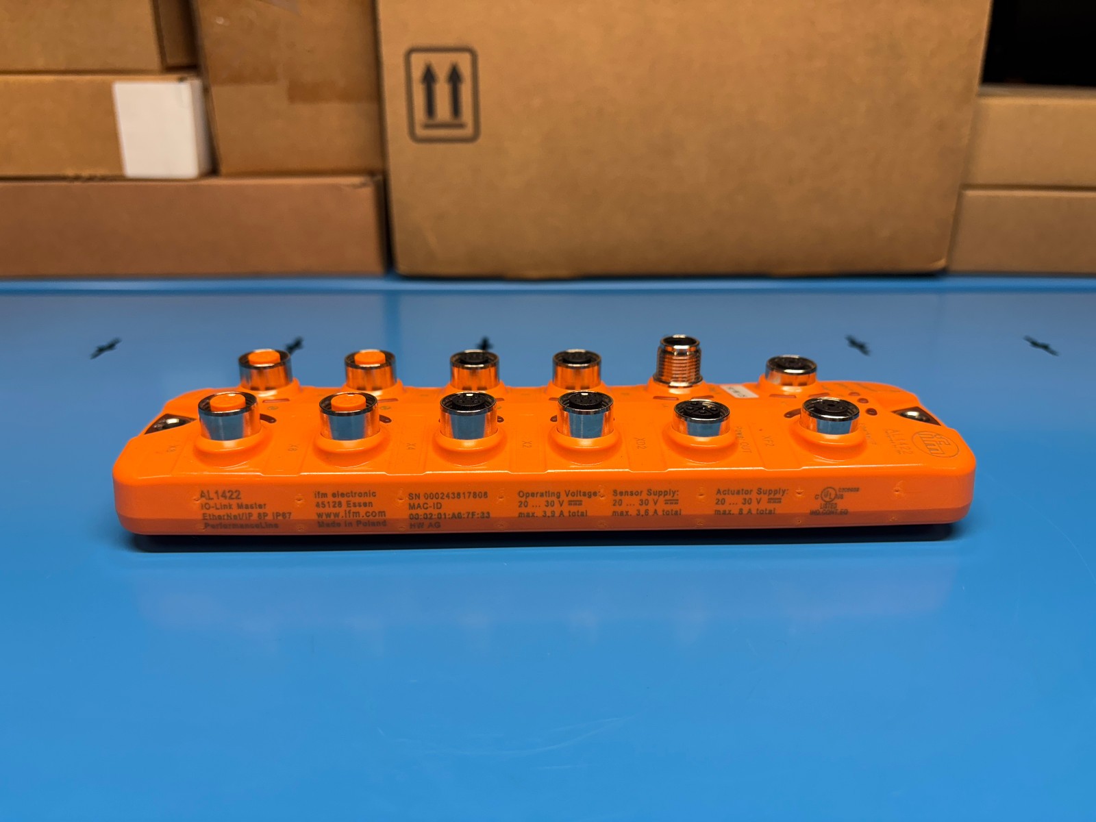 IFM AL2605 I/O-Link Input/Output Module – NEW OPEN BOX
