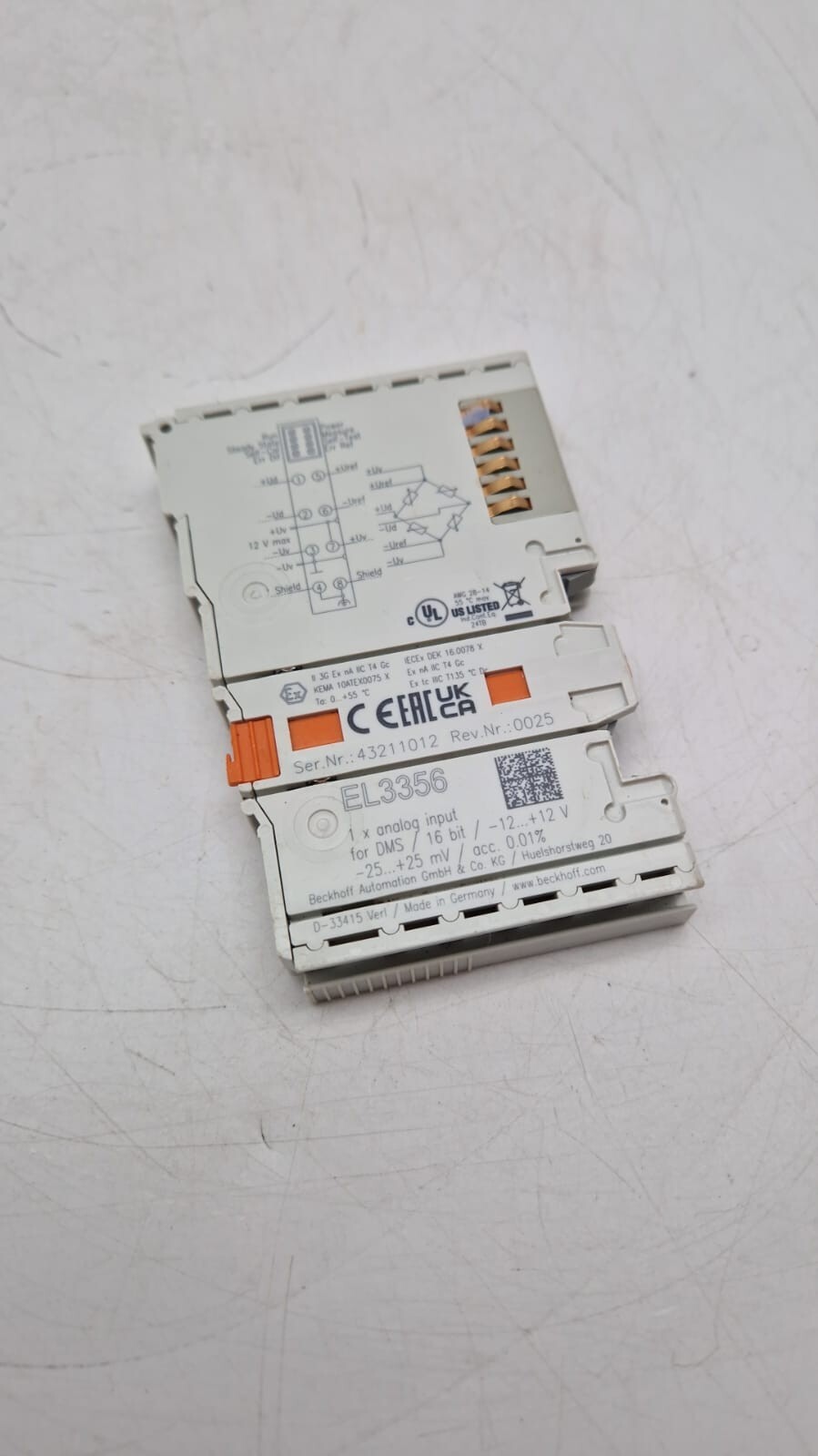 Beckhoff EL3356 Analog Input