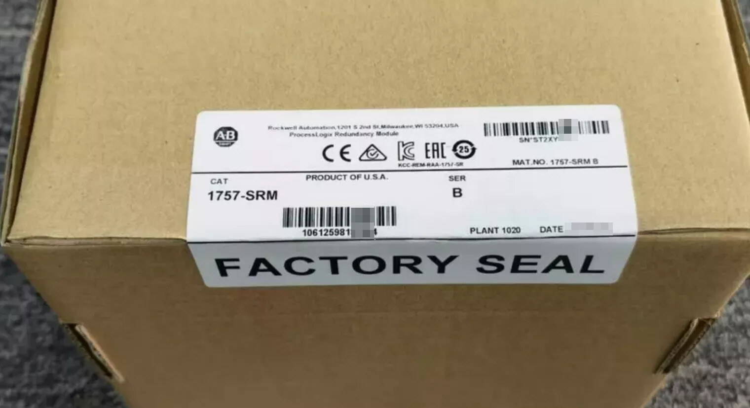 1757-SRM AB New factory packaged ControlLogix redundant module #GNDM