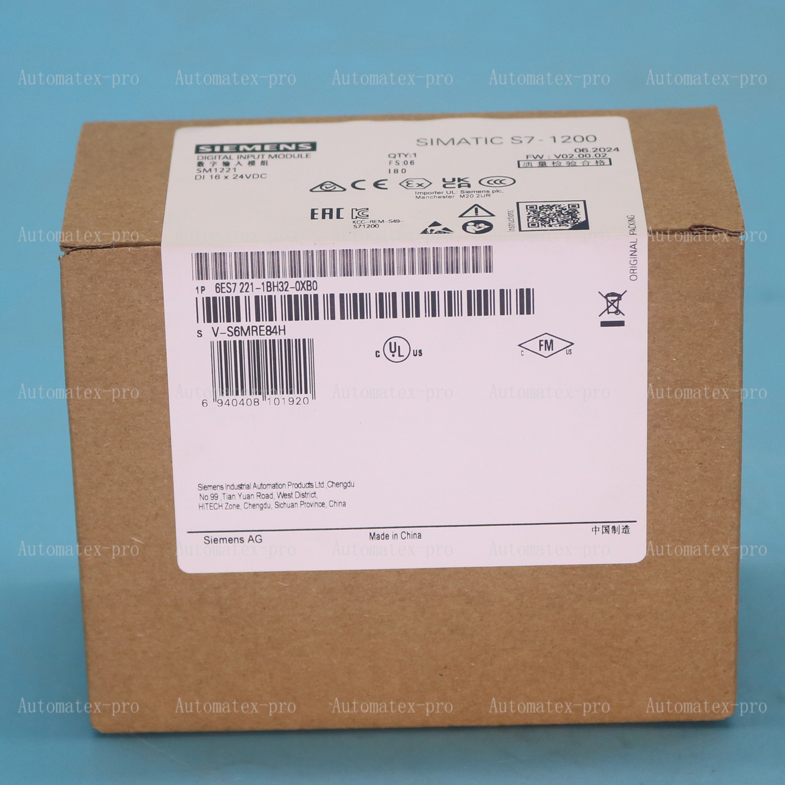 1PC SIEMENS New PLC Module 6ES7 221-1BH32-0XB0 6ES7221-1BH32-0XB0 free shipping