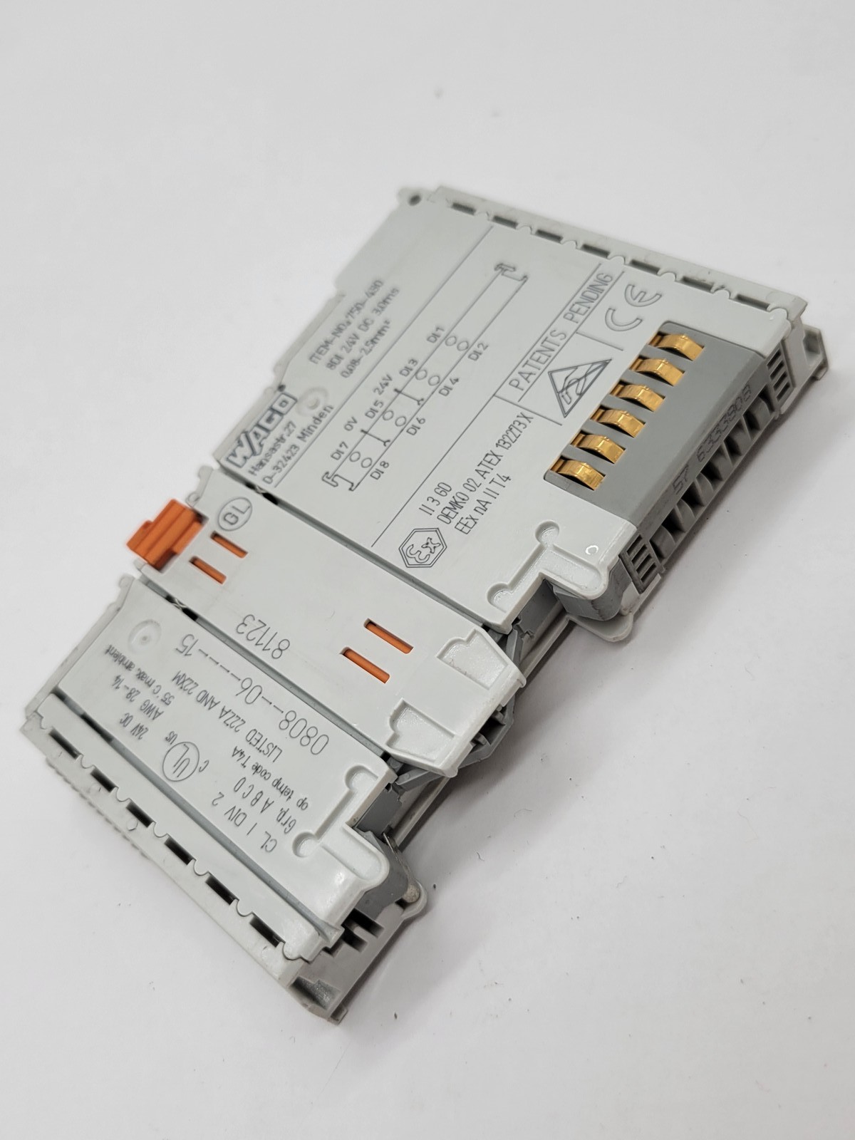 Wago 750-430 Digital Input Module 24VDC 8-Channel 3.0MS