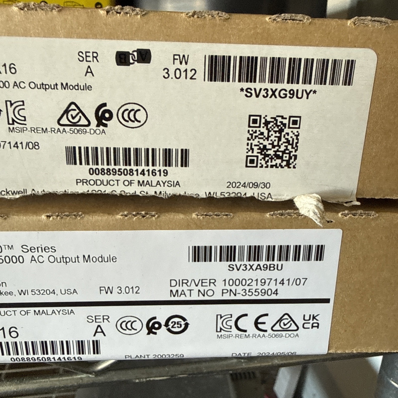 Allen Bradley 5069-OA16 Ser A Compact I/O 16-Ch AC Output Module New Open Box