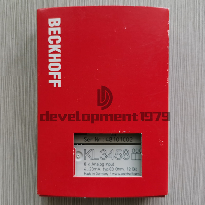 One New BECKHOFF KL3458 PLC Module