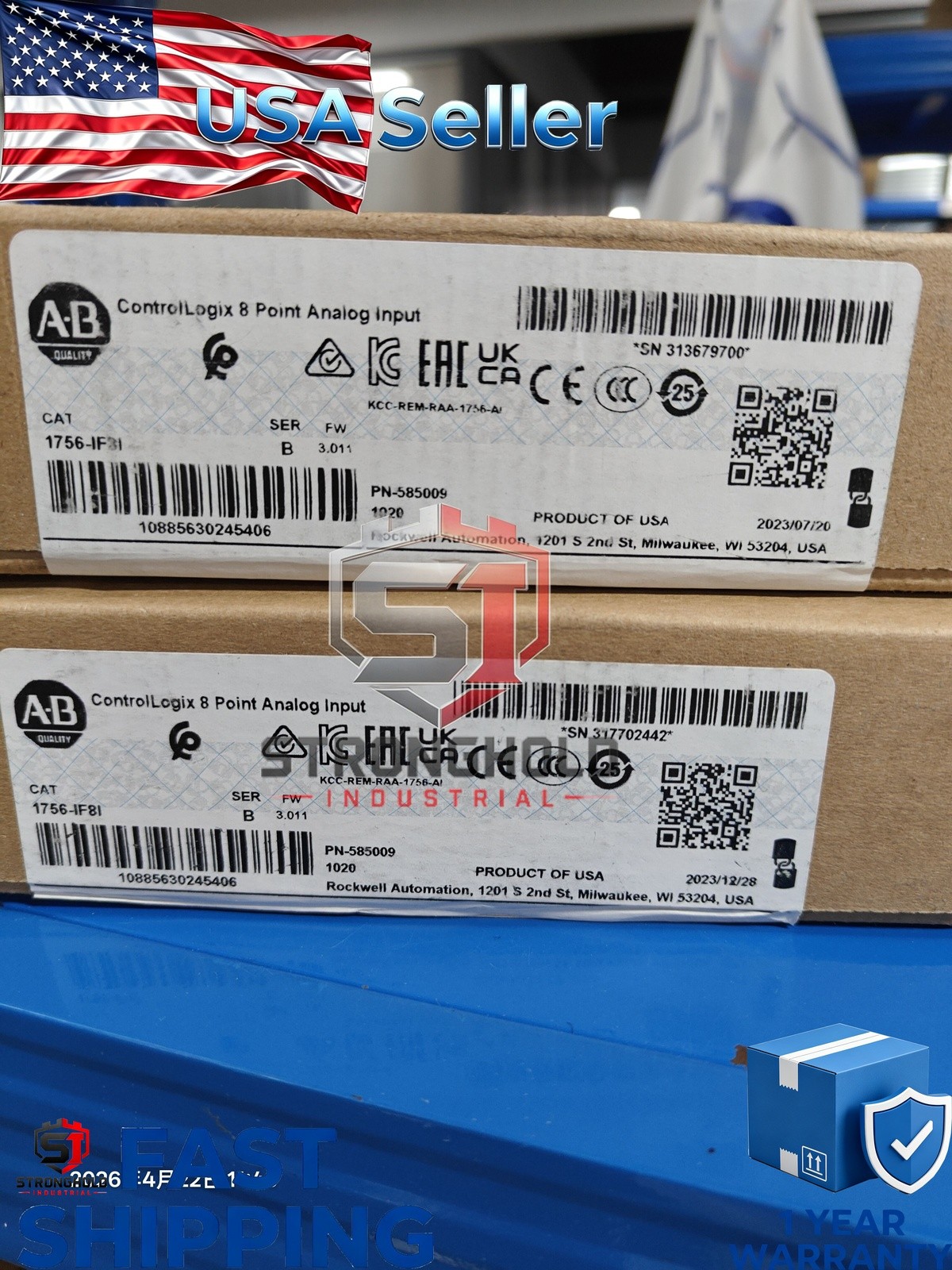 1PC REFURBISHED IN BOX 1756-IF8 SURPLUS Allen-Bradley FAST SHIPPING