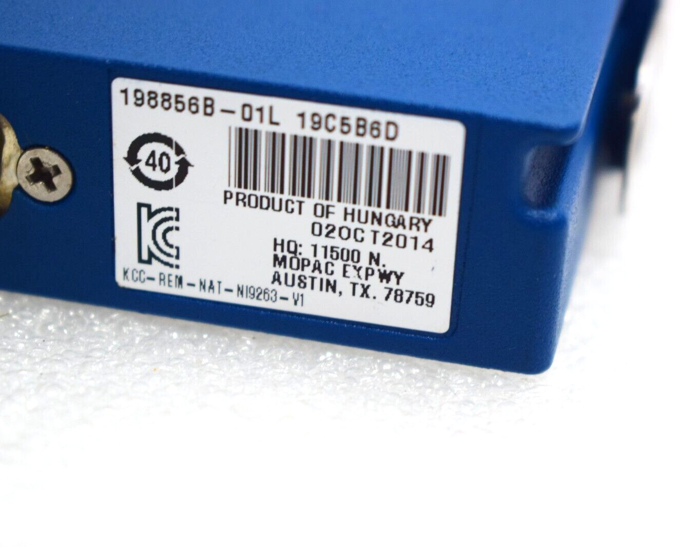 NATIONAL INSTRUMENTS NI 9263 4-CH ±10V 16-BIT ANALOG OUTPUT MODULE