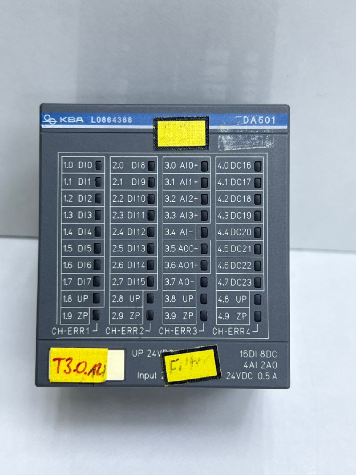 ABB DA501 / 1SAP250700R3001 DIGITAL/ANALOG IN/OUT MODULE