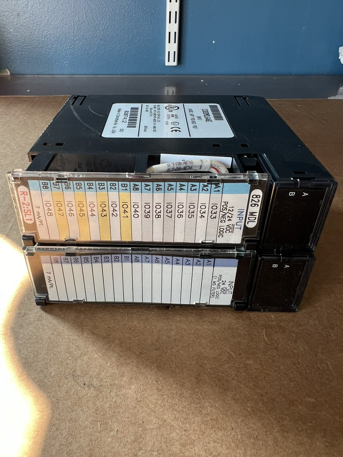 (2) GE Fanuc IC693MDL646E Input Module, Series 90-30, 24VDC, 16PT, Pos/Neg Fast