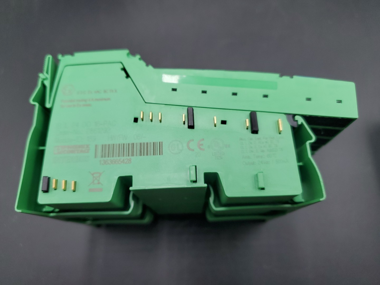 (2) PHOENIX CONTACT DIGITIAL INPUT MODULES IB IL 24 DO-16-PAC 2861292
