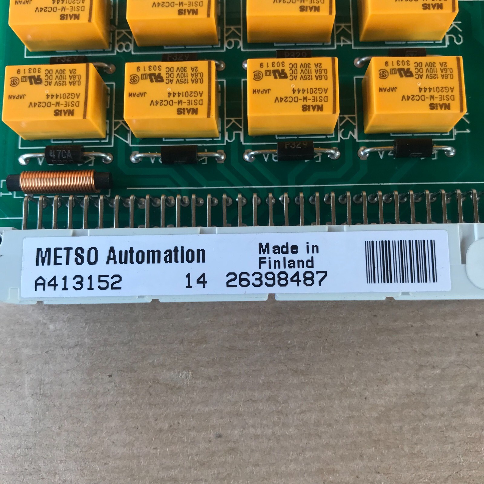 METSO AUTOMATION BOU82 BINARY INPUT MODULE A413152