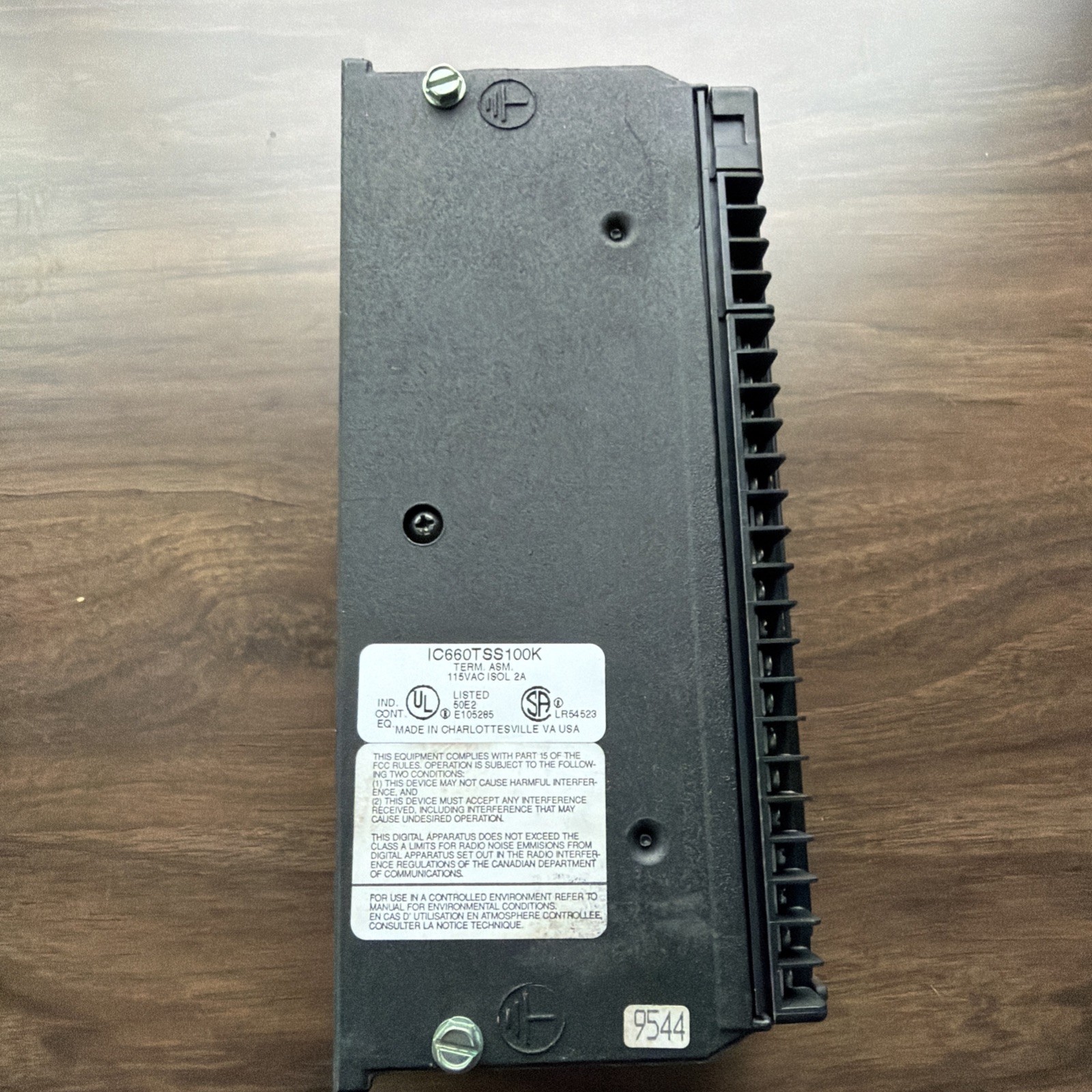 GE FANUC IC660EBS103L MODULE GENIUS BLOCK ISO W/O FS DIAG