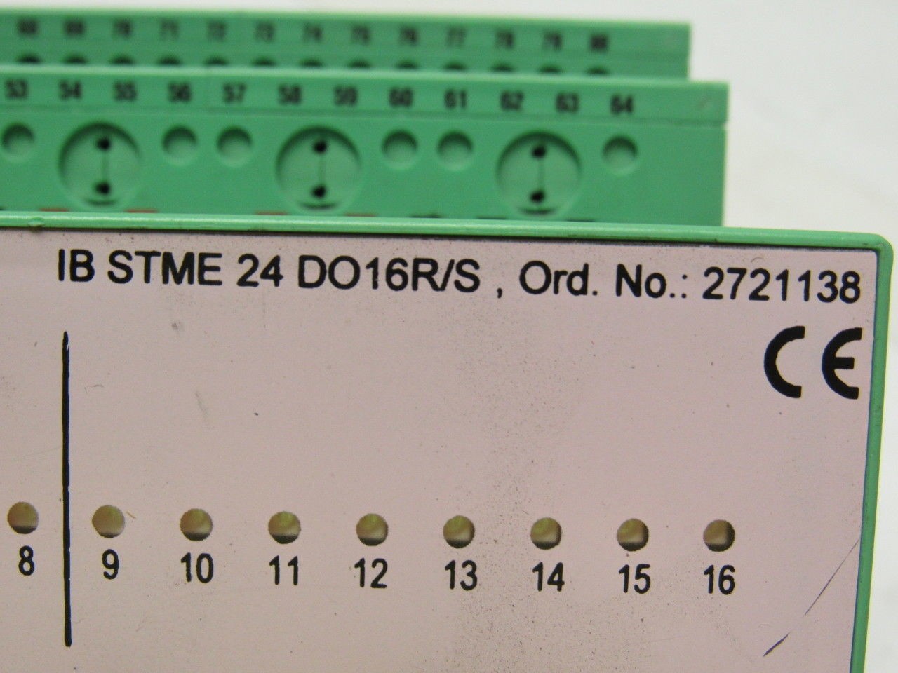 Phoenix Contact IB STME 24 DO 16 R/S InterBus 16 Output Relay Module