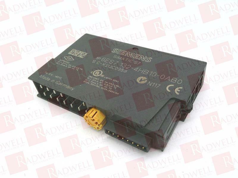 SIEMENS 6ES7132-4HB10-0AB0/EACH / 6ES71324HB100AB0EACH (USED)