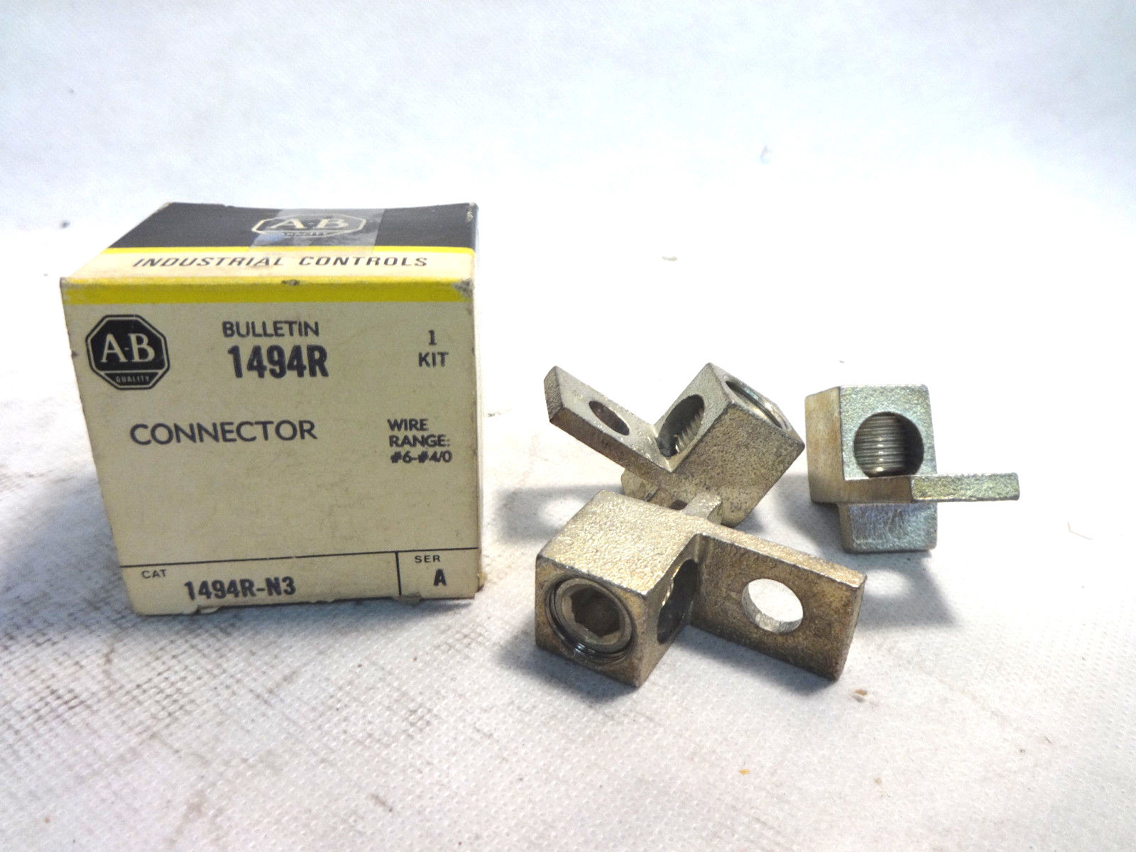 NEW ALLEN BRADLEY 149R-N3 SERIES A CONNECTOR SET WIRE RANGE #6-#4/0