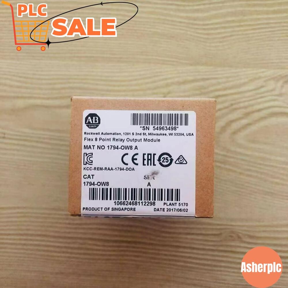 AB New Factory Sealed 1794-OW8 /A Flex 8 Point Relay Output Module 1794-0W8