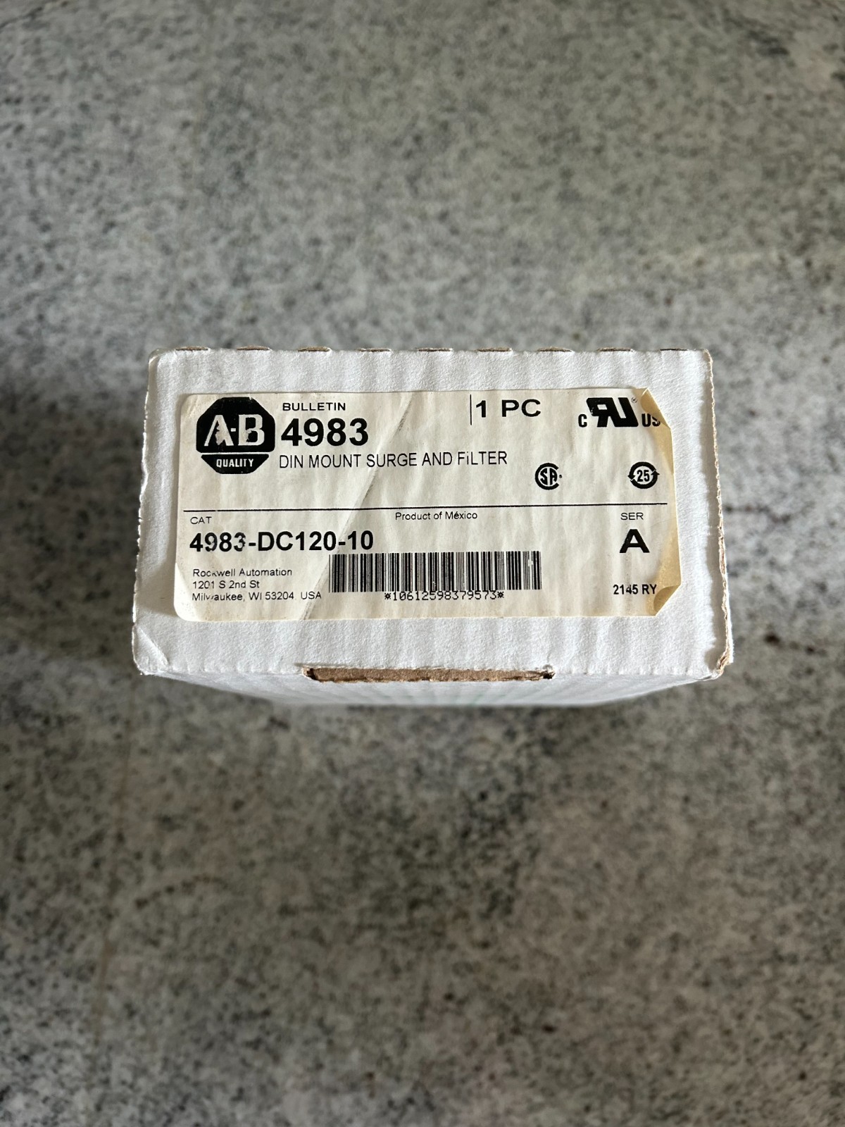 Allen-Bradley 4983-DC120-10, 10 A 120 V AC Filter – Surge Suppressor