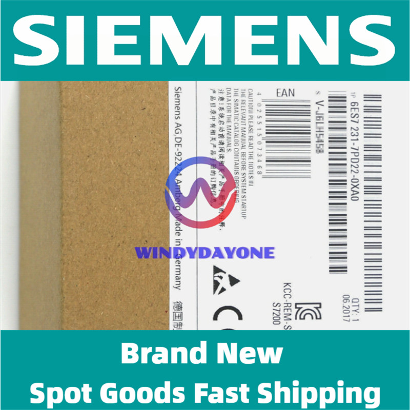 ONE New Siemens 6ES7 231-7PD22-0XA0 / 6ES7231-7PD22-0XA0 Module Fast Ship