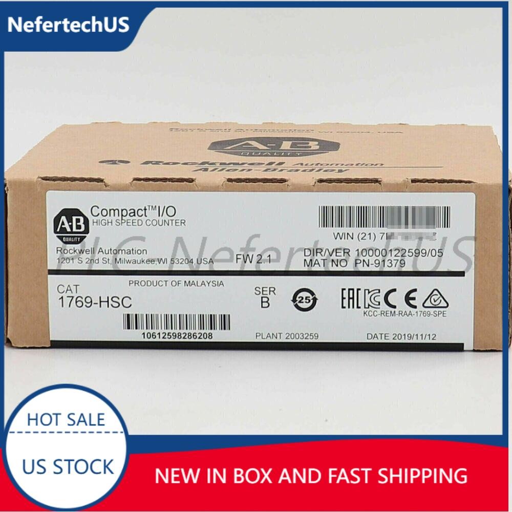 New Sealed AB 1769-HSC Ser B CompactLogix High-Speed Module 1769HSC US