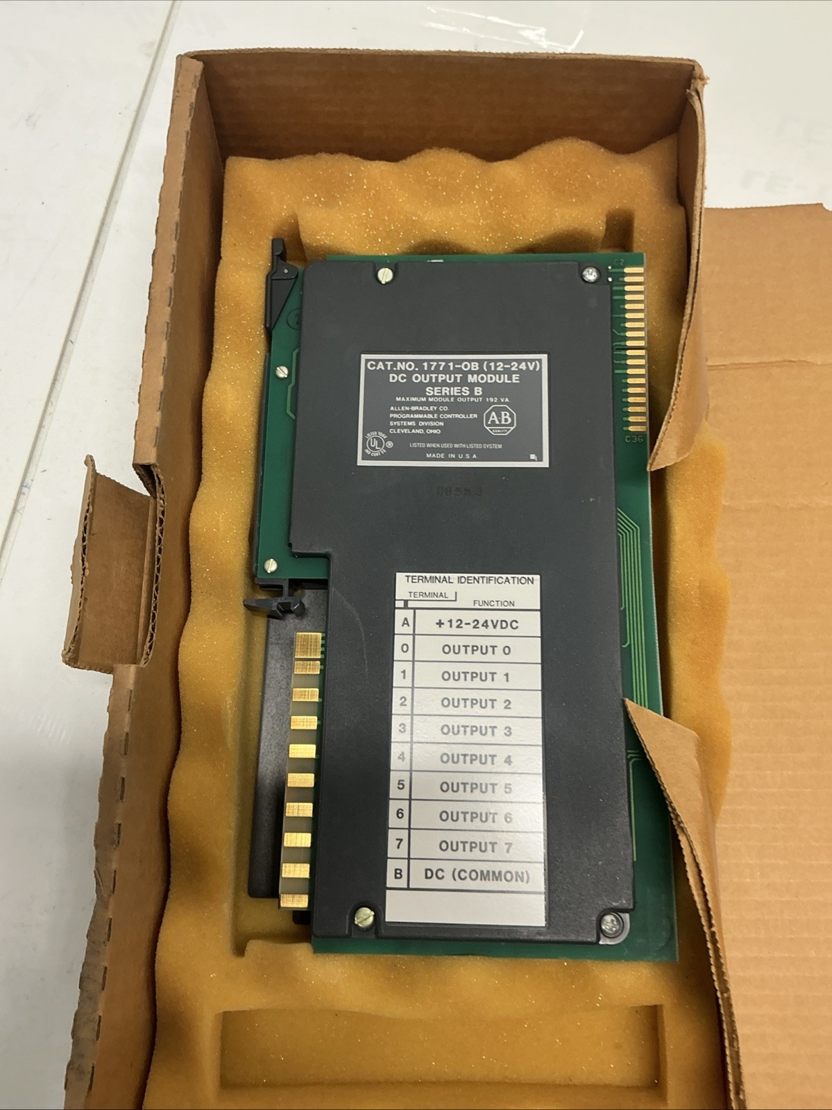 Allen Bradley 1771-OB Series B 12-24V DC Output Module Z-013