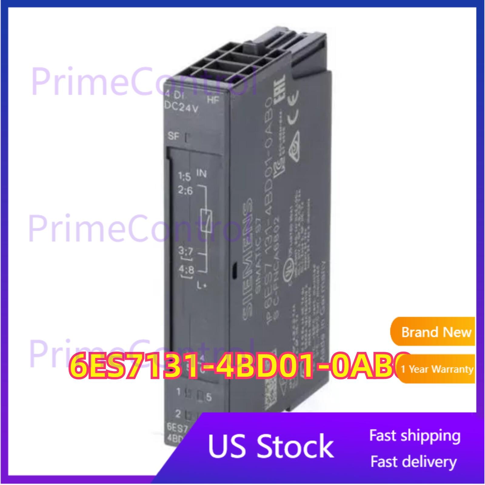 New Siemens 6ES7 131-4BD01-0AB0 6ES7131-4BD01-0AB0 Electronic Modules for ET200S