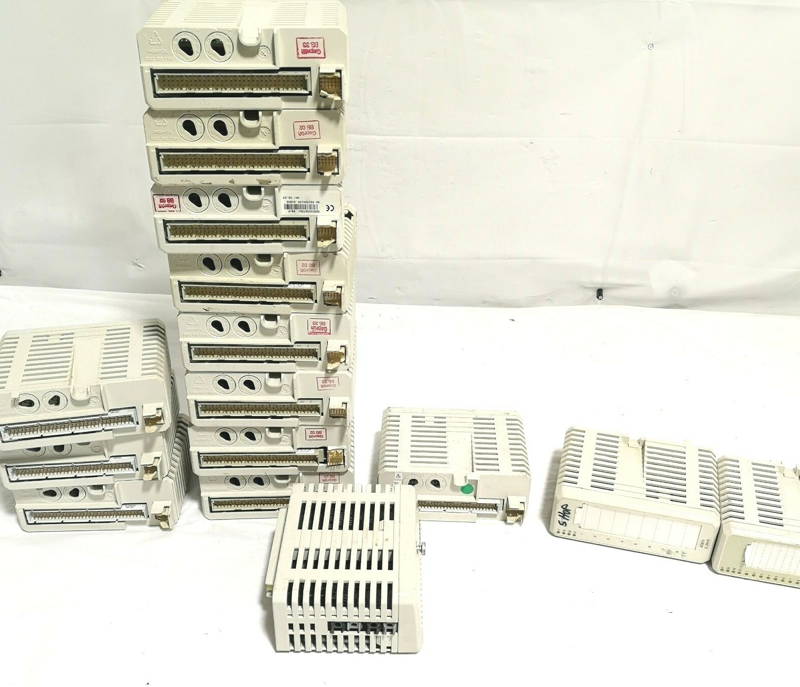 ABB Lot of 15 AI810 TB840 DI840 AO810 DO810 AI845 Modules Damaged UNTESTED UNITS