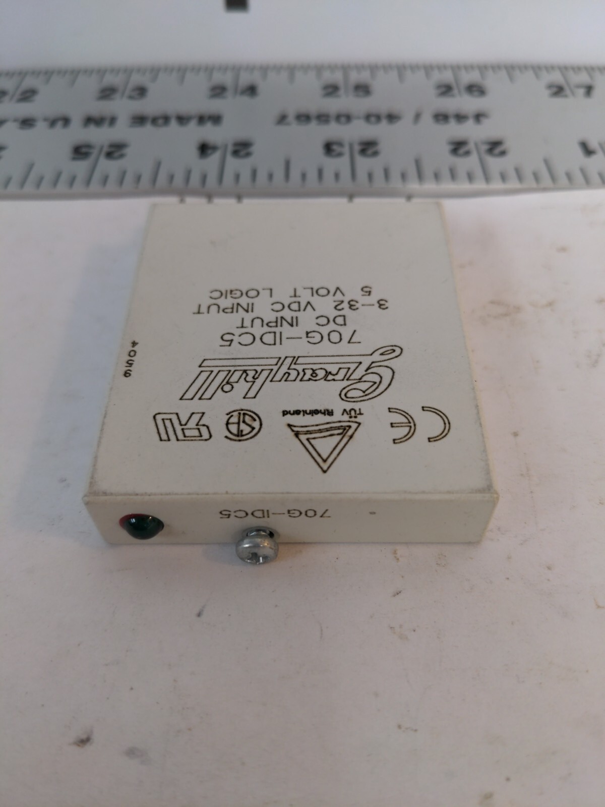 GRAYHILL 70G-IDC5 DC INPUT 3-32 VDC INPUT, LOT OF 10, WHITE