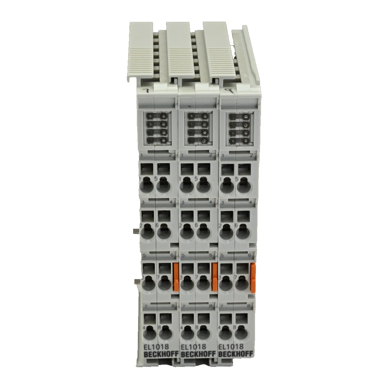 Lot of 3x Beckhoff EL1018 EtherCAT Terminal, 8-channel digital input, 24 V DC
