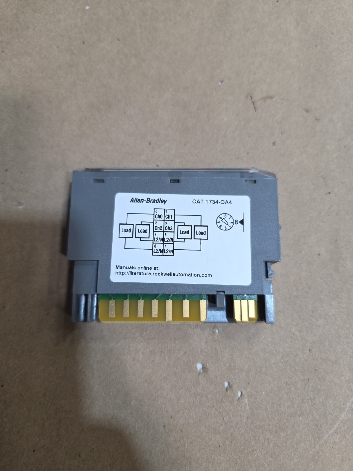 Allen Bradley 1734-OA4 4 Point Output Module Point I/O