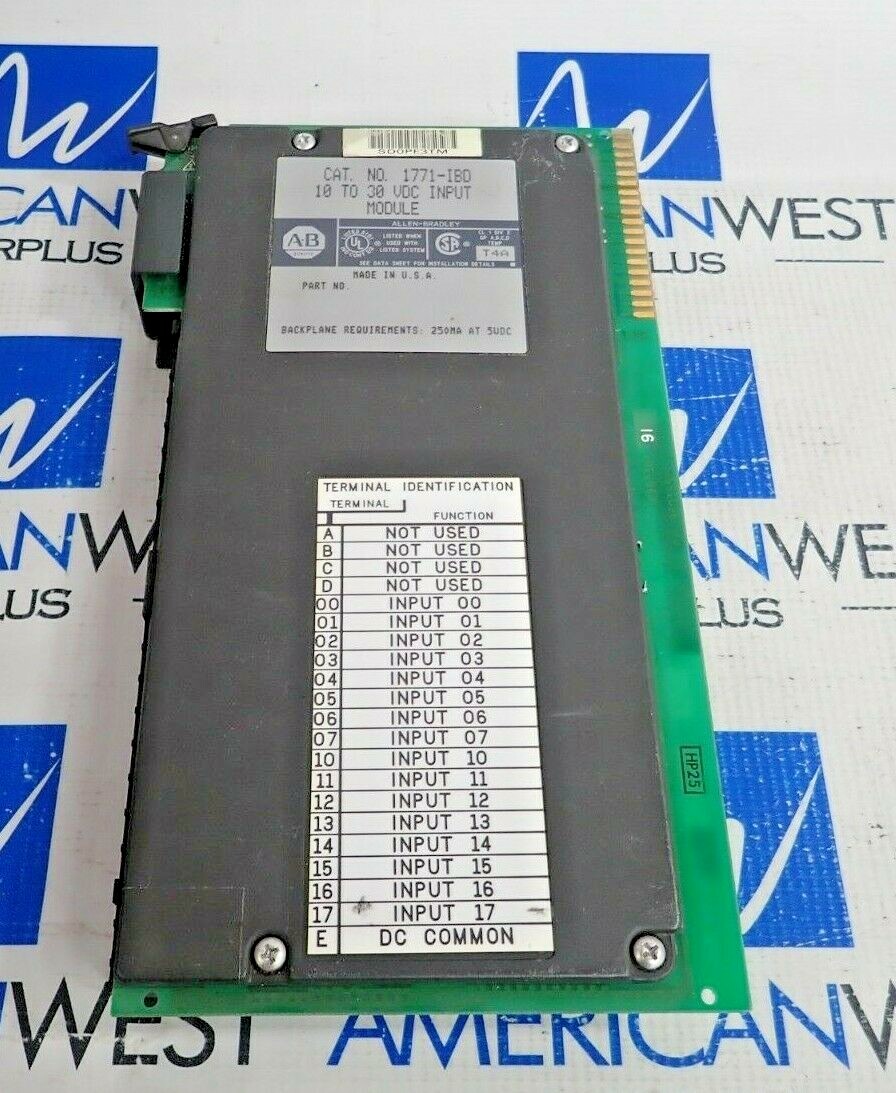 Allen Bradley 1771-IBD 10 TO 30 VDC Input Module