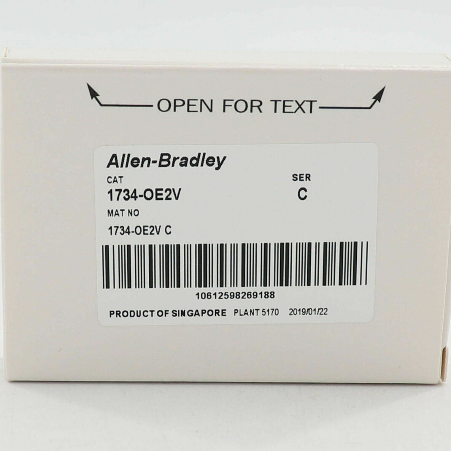 AB 1734-OE2V SER C POINT I/O 2 Point Analog Output Module 1734OE2V US Free Tax