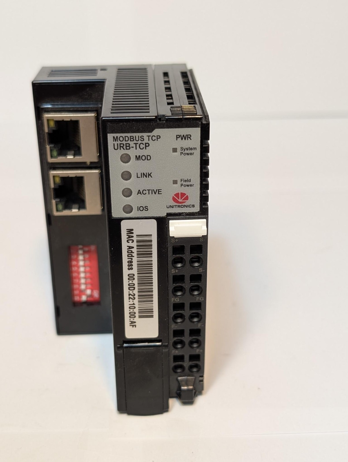 Unitronics URB-TCP Ethernet Module with ACC-END module for I/O