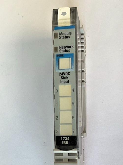 ALLEN BRADLEY 1734-MB PLC MODULE W/ 1734-RTB TERM.BLOCK, 1734-IB8 INPUT MODULE