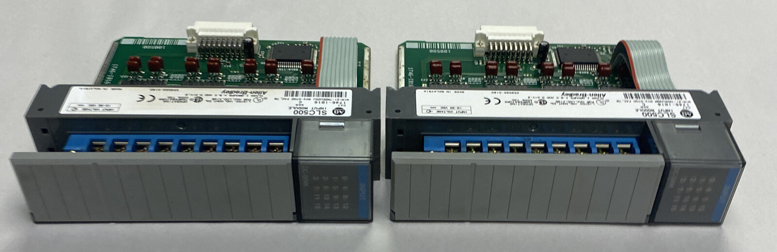 Allen Bradley,1746-IB16,Ser C Input Module Lot Of 2