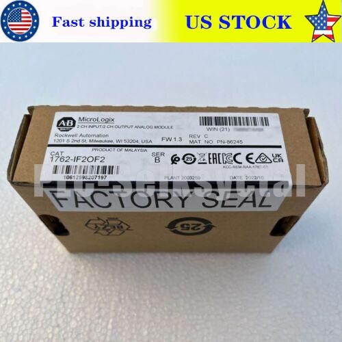 Allen-Bradley 1762-IF2OF2 MicroLogix 1200 I/O Module New Sealed AB 1762IF2OF2