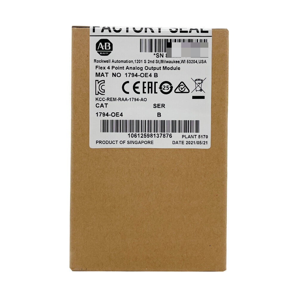 Brand New AB 1794-OE4 SER B Flex 4 Point Analog Output Module ！