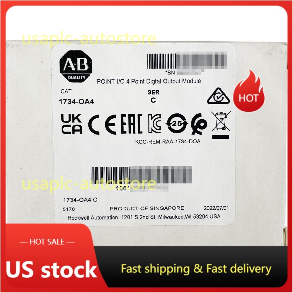 1734-OA4 AB POINT I/O 4 Point Digital Output Module New Factory Sealed 1734OA4
