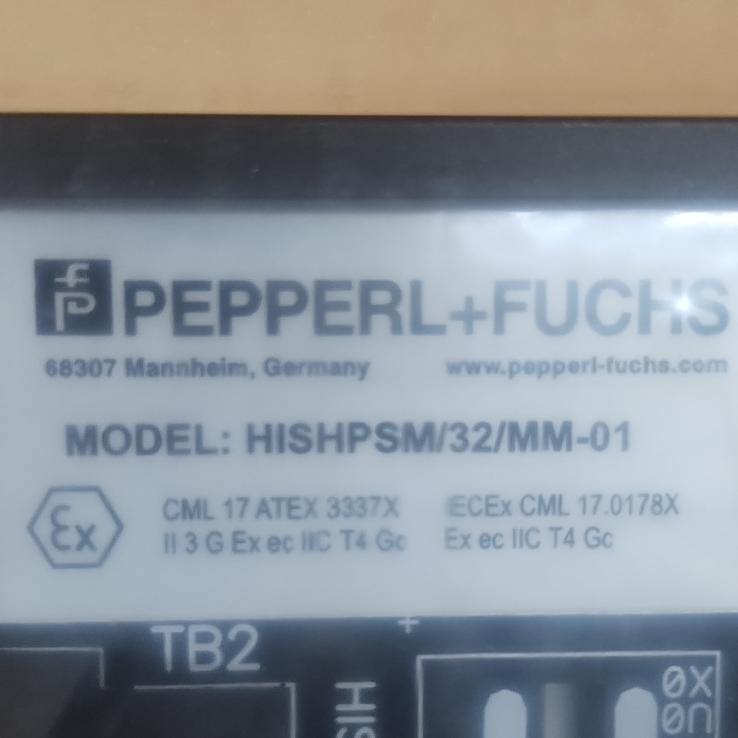 Pepperl+Fuchs HISHPSM/32/MM-01 PLC I/O Module