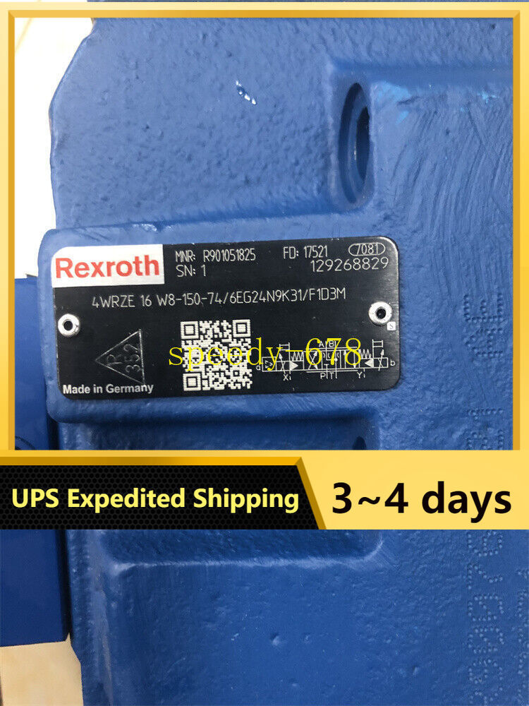 R901051825 4WRZE16W8-150-74/6EG24N9K31/F1D3M Valve UPS Shipping