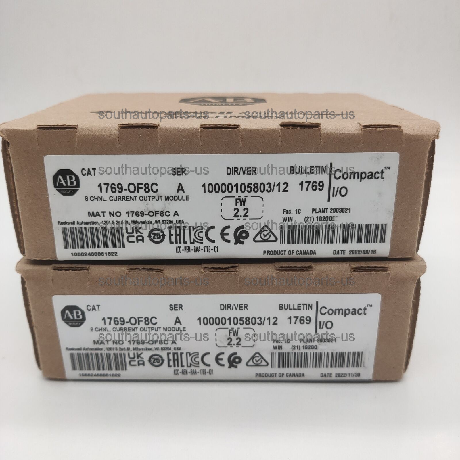 AB 1769-OF8C /A CompactLogix 8 Pt A/O Current Module AB 1769OF8C NEW